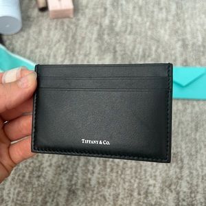 Tiffany & Co leather card case holder